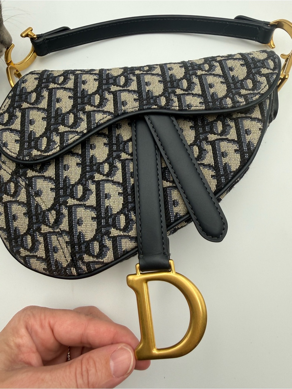 Dior Mini Oblique Saddle Crossbody Bag - Picture 4 of 13